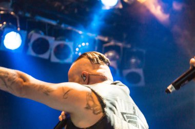 Kiel, Almanya - 23 Haziran 2016: Berlin Deutschrock Grubu 