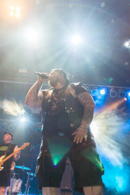 Kiel, Almanya - 23 Haziran 2016: Berlin Deutschrock Grubu 