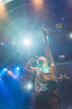 Kiel, Almanya - 23 Haziran 2016: Berlin Deutschrock Grubu 