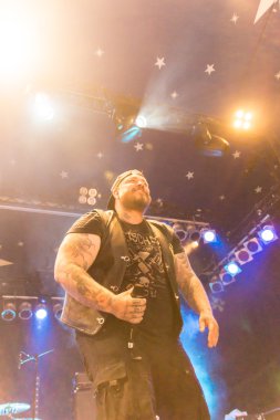 Kiel, Almanya - 23 Haziran 2016: Berlin Deutschrock Grubu 