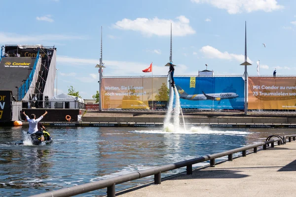 Kiel Γερμανία Ιουνίου 2016 Fun Water Sport Κατά Την Έκτη — Φωτογραφία Αρχείου
