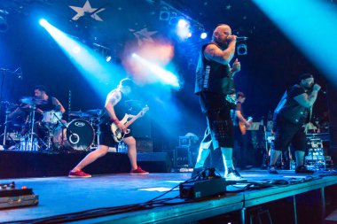 Kiel, Almanya - 23 Haziran 2016: Berlin Deutschrock Grubu 