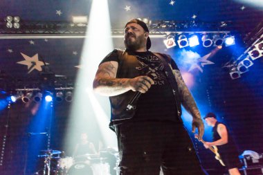 Kiel, Almanya - 23 Haziran 2016: Berlin Deutschrock Grubu 