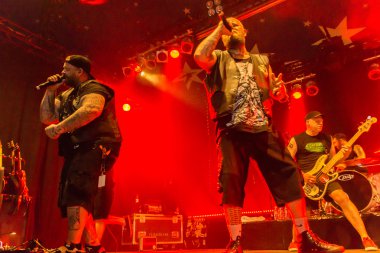 Kiel, Almanya - 23 Haziran 2016: Berlin Deutschrock Grubu 