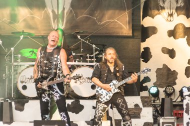 Kiel, Almanya - 22 Haziran 2016: The Band 