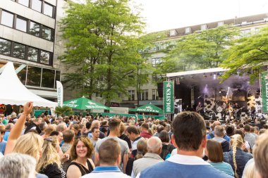 Kiel, Almanya - 22 Haziran 2016: The Band 