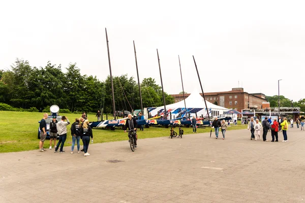 Kiel Tyskland Mai 2016 Forberedelser Til Starten Semifinalen Red Bull – stockfoto