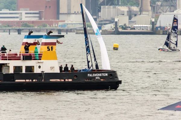 Kiel Deutschland Mai 2016 Impressionen Von Den Finalrennen Mit Segelmanövern — Stockfoto