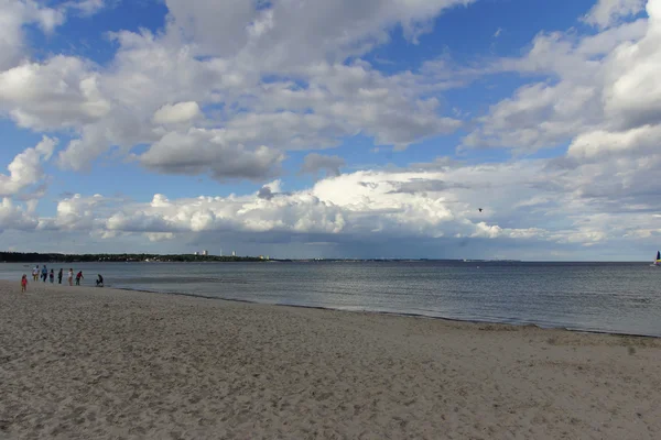 Scharbeutz sahilinde