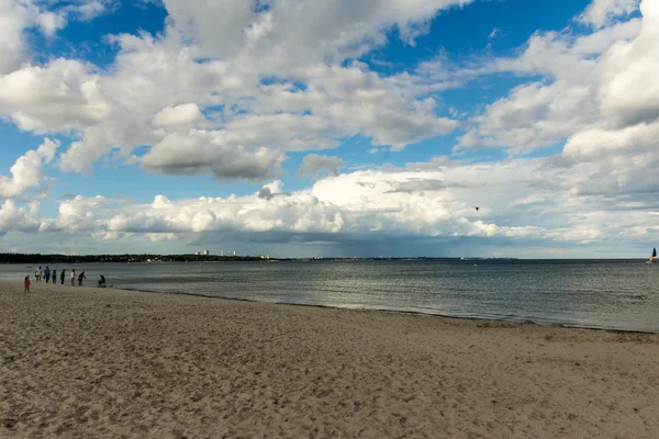 Sulla Spiaggia Scharbeutz — Foto Stock