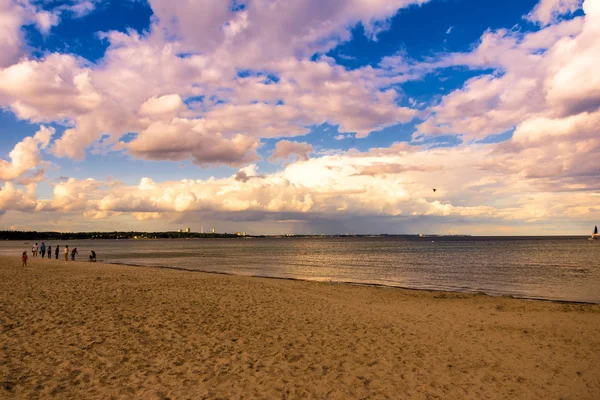 Stranden Scharbeutz - Stock-foto