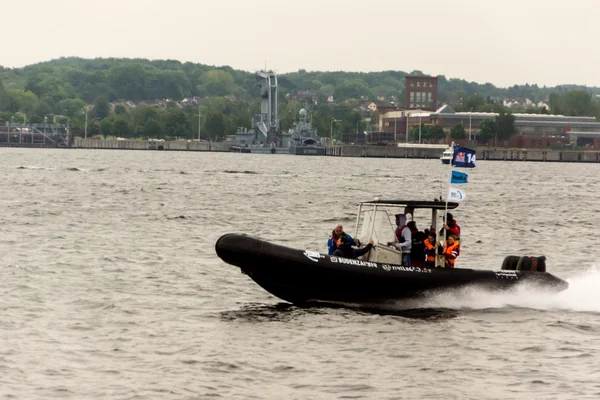 Kiel Deutschland Mai 2016 Impressionen Von Den Finalrennen Mit Segelmanövern — Stockfoto