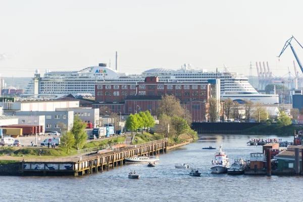 Hamburg Duitsland Mei 7De 2016 Indrukken Van Doop Van Aidaprima — Stockfoto