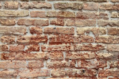 eski kırmızı tuğla duvar