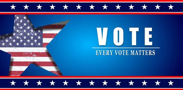Wahltag Wahlplakat Wählen Sie 2020 Den Usa Bannerdesign Politischer Wahlkampf — Stockvektor