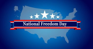 Ulusal Özgürlük Günü. 1 Şubat. Tatil konsepti. Arkaplan şablonu