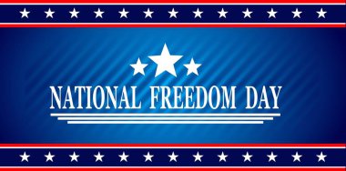 Ulusal Özgürlük Günü. 1 Şubat. Tatil konsepti. Arkaplan şablonu