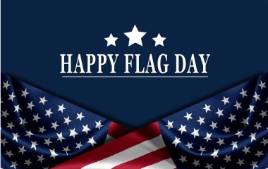 ABD 'nin Bayrak Günü' nüz kutlu olsun, web pankartı veya şablon