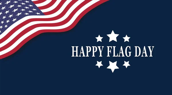 Felice Giorno Della Bandiera Degli Stati Uniti Banner Web Modello — Foto Stock