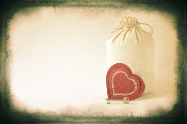 Kalp olan aşk torba