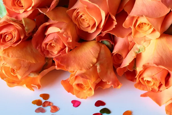 Orange roses — Stock Photo, Image