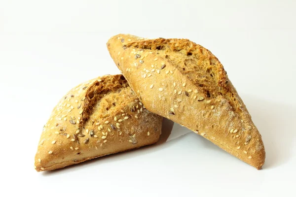 Multigrain bread on white background — Stock Photo, Image