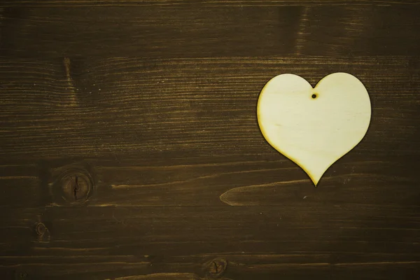 Wooden heart — Stock Photo, Image