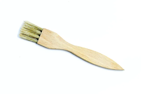 Brosse en bois isolée — Photo