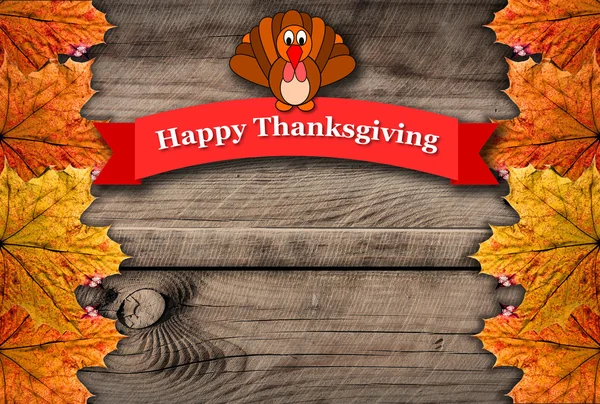 Happy thanksgiving kalkon — Stockfoto