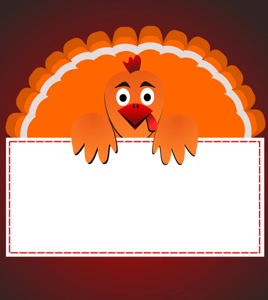 Happy thanksgiving kalkon — Stockfoto