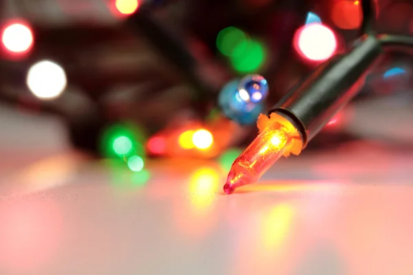 Noel ışıkları multicolors — Stok fotoğraf