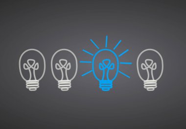 Siyah parlak fikirler