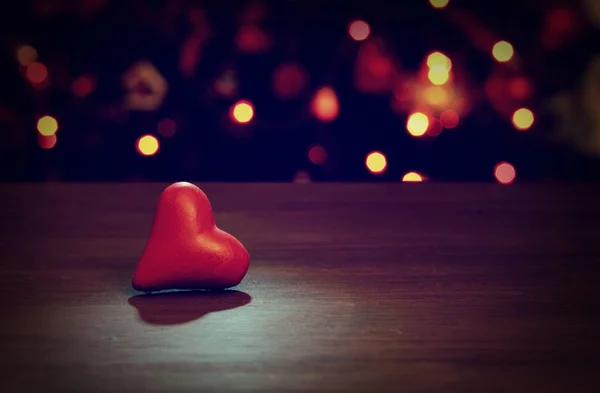 Valentim coração por amor — Fotografia de Stock