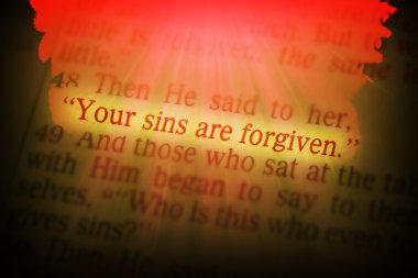 İncil metin - günahlarını affetmiş