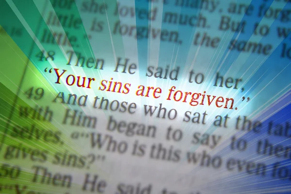 İncil metin - günahlarını affetmiş