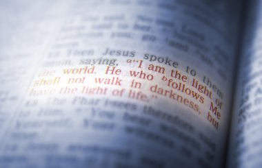 İncil metin - ben Am The Light Of The World - John 8:12