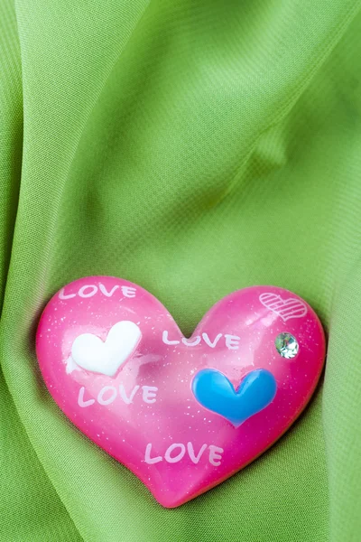 Roze hart souvenir — Stockfoto