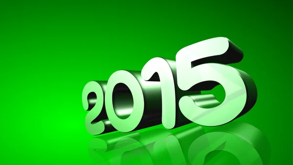 2015 i 3D på g backreen grunn – stockfoto