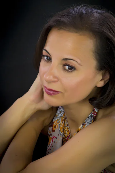 Retrato de mujer hermosa — Foto de Stock