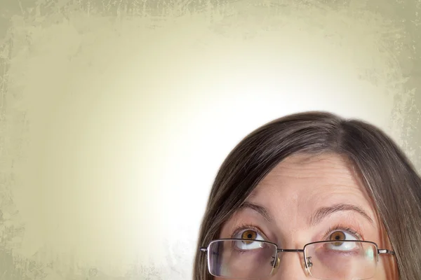 Portrait of woman thinking — Stock Photo, Image