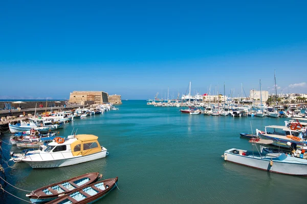 The Venetian fortress of Rocca al Mare in the harbor of Heraklion. Greece. — Stock Photo, Image