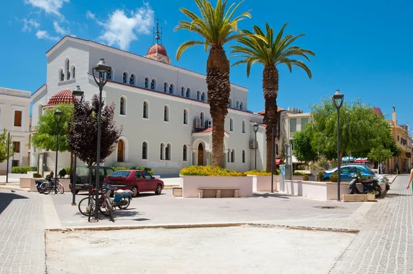 CRETE, RETHYMNO-JULY 23: Megalos Antonios church on July 23, 2014 in Rethymnon city on the Crete island, Greece . — стоковое фото