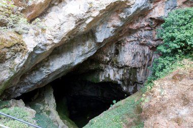 Temmuz'da Zeus mağara girişine Yunanistan Crete adada 21,2014.
