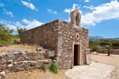 Crete, Yunanistan adada geçmişte Agia Kilisesi.