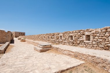 Fortezza Girit, Rethymnon şehir duvar. Yunanistan.
