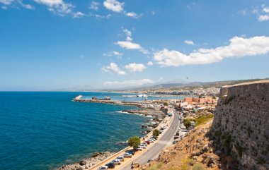Rethymno kenti. Crete, Yunanistan.
