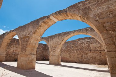 Rethymno Fortezza şehrin içinde Yunanistan.