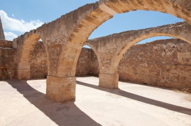 Yunanistan Crete adada Rethymno Fortezza şehrin içinde.