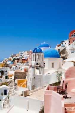 santorini, Yunanistan adada Oia Kilisesi