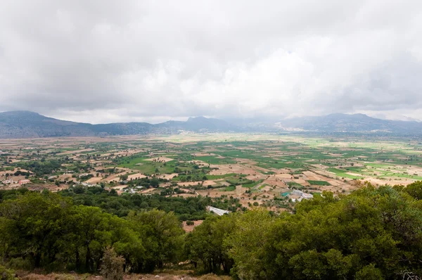 在希腊克里特岛上的 Lasithi 高原. — 图库照片